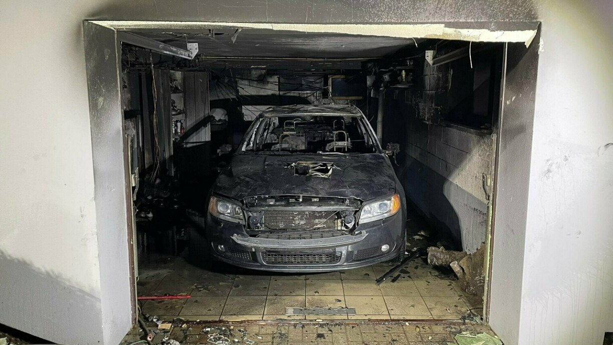 A fire broke out in a garage in Wiltz.