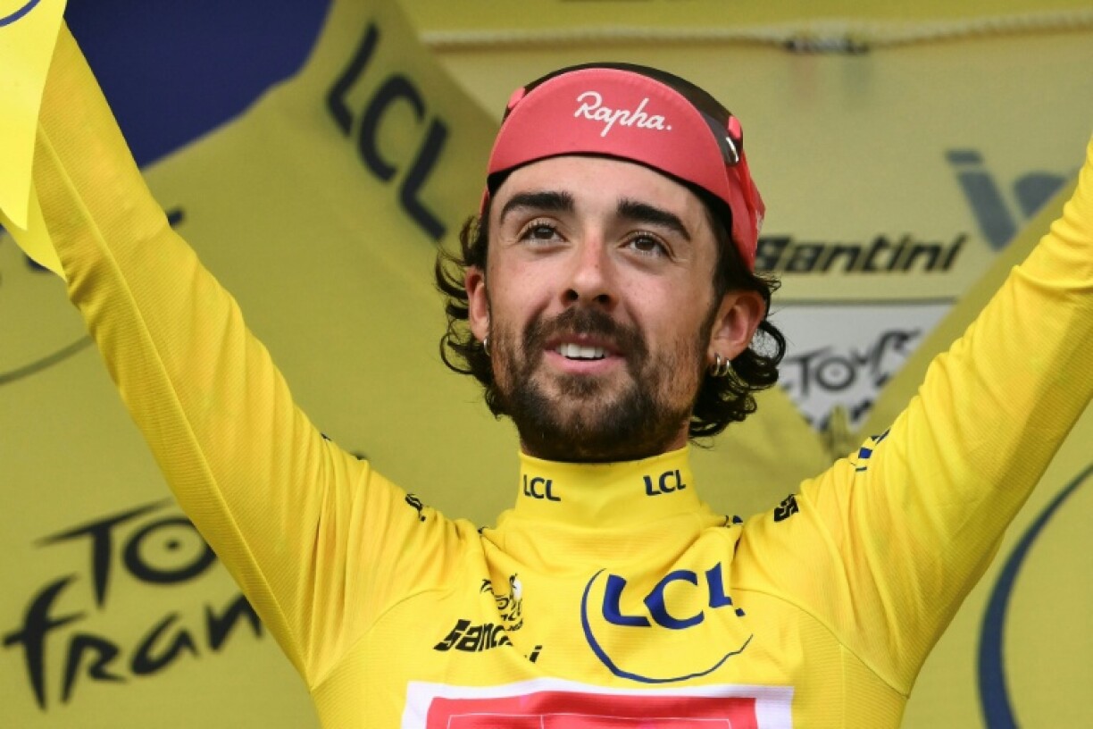 EF Education - EasyPost's Irish rider Ben Healy takes the Tour de France yellow jersey