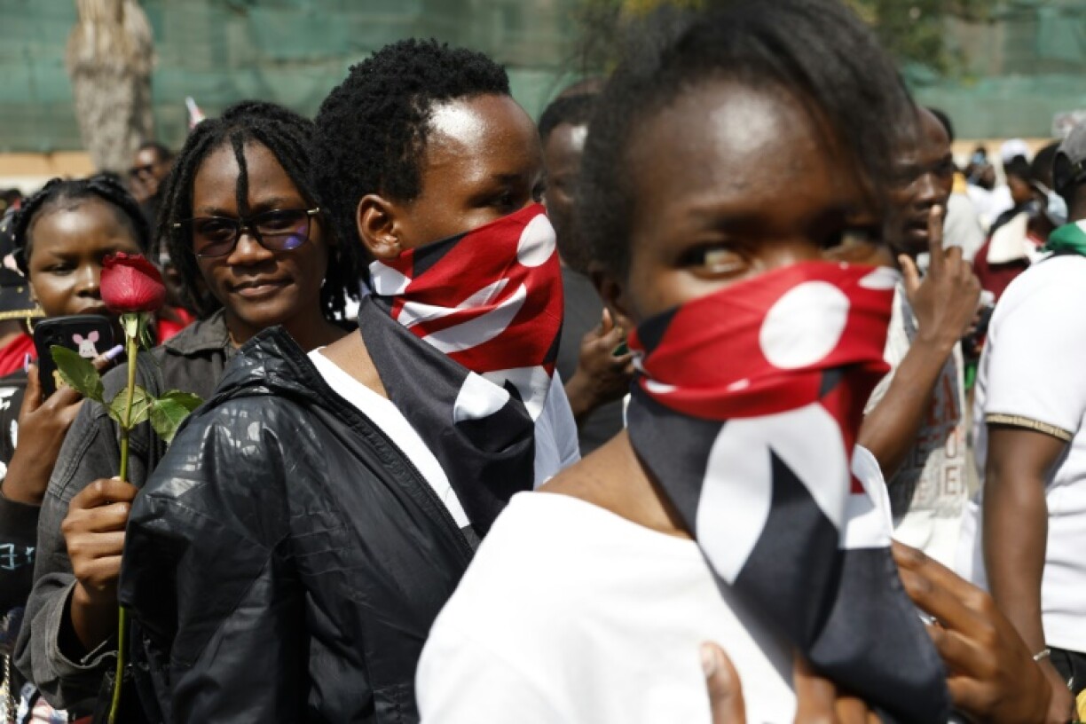 Kenyans marched in memory of the killed and missing in June