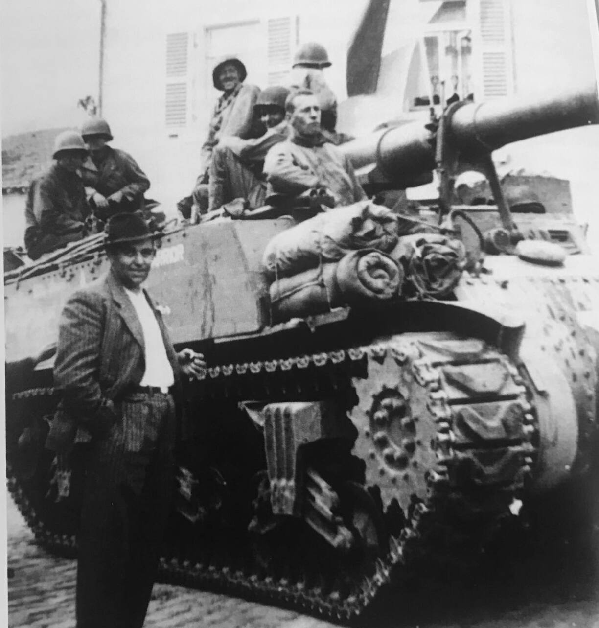 Rue des Fraises in Steinsel on 10 September 1944.