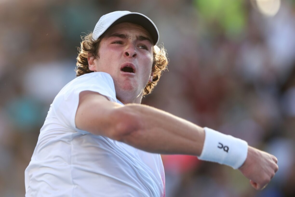 Brazil's Joao Fonseca was bundled out of the Austraian Open in the second round