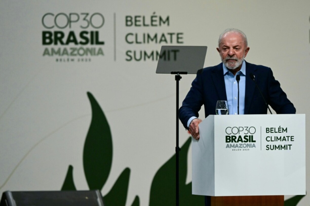 Brazilian president and host Luiz Inacio Lula da Silva referred to