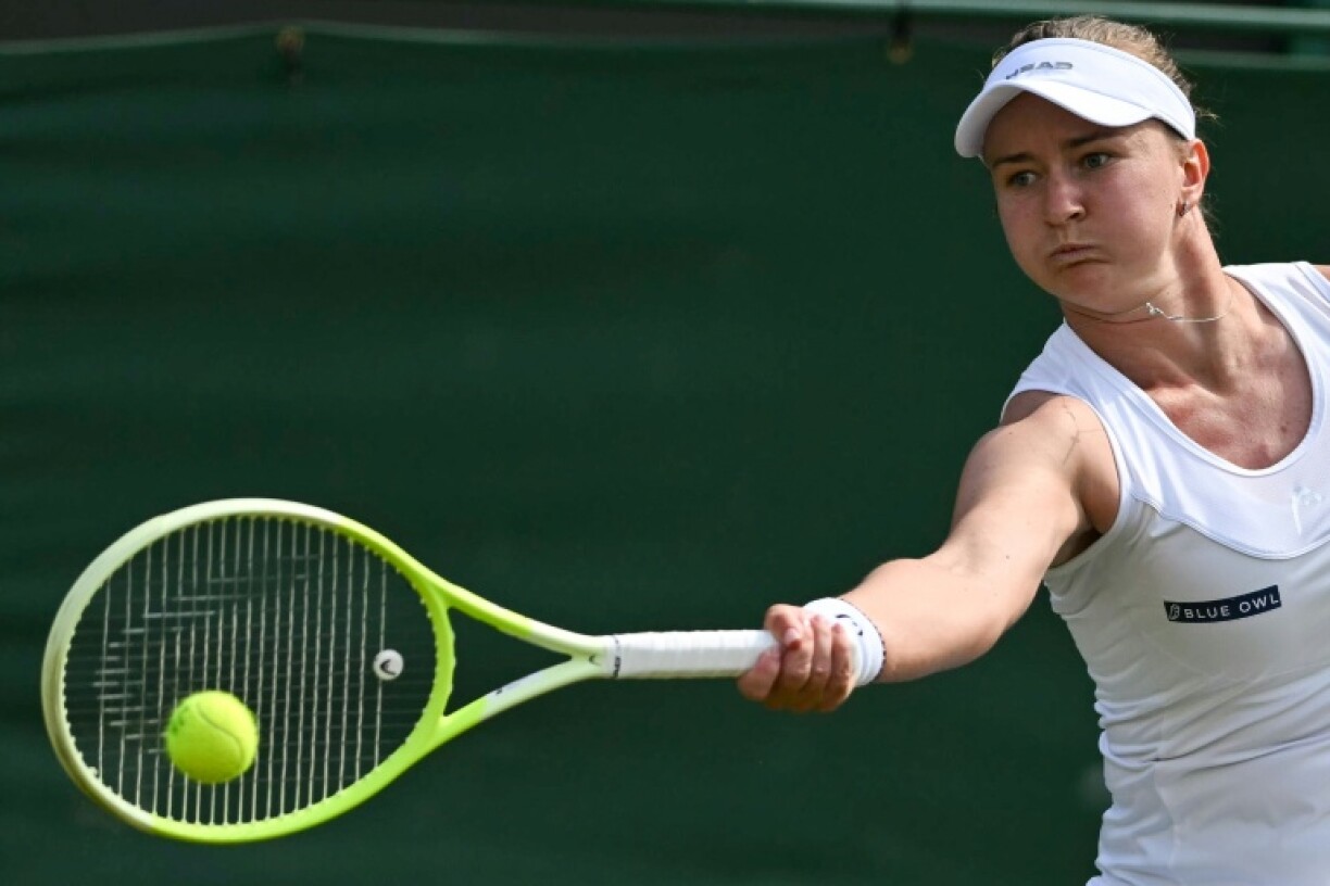 Barbora Krejcikova battled into round three at Wimbledon