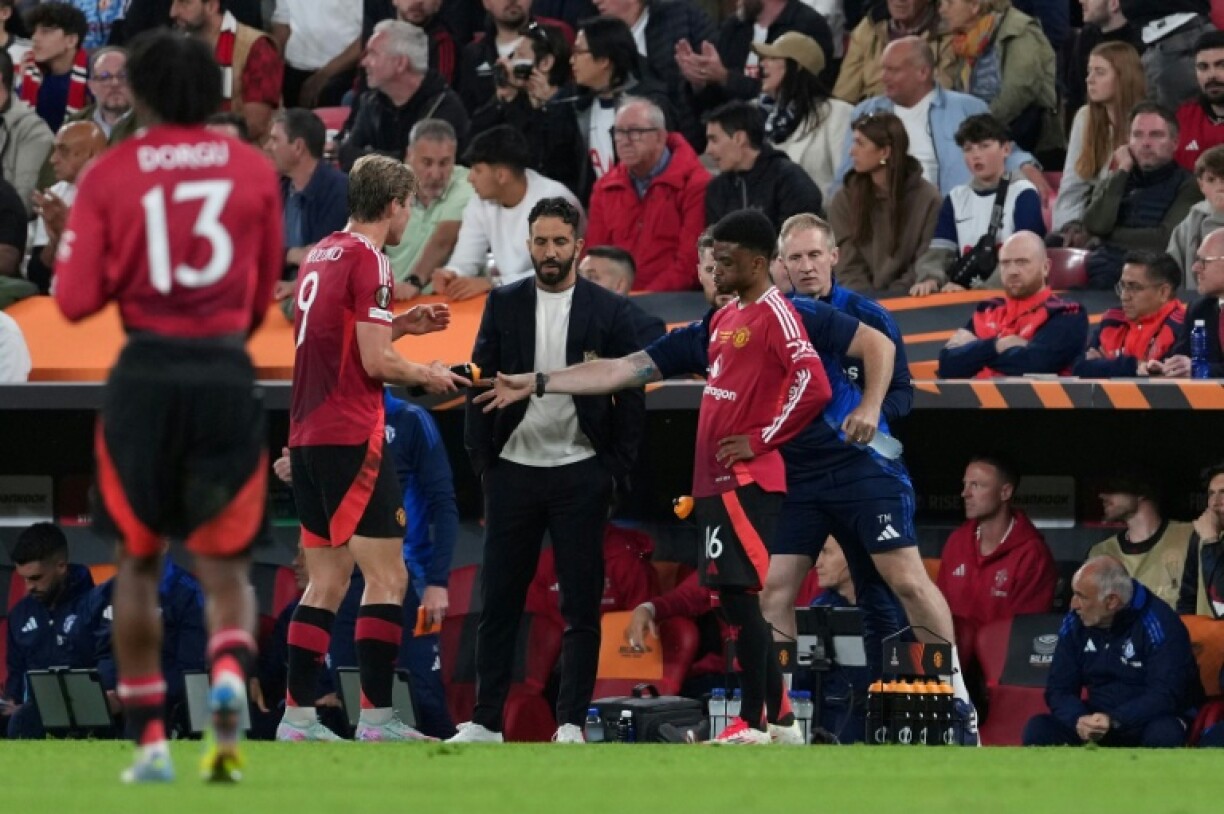 Manchester United manager Ruben Amorim was unable to inspire his team to victory against Tottenham in the Europa League final