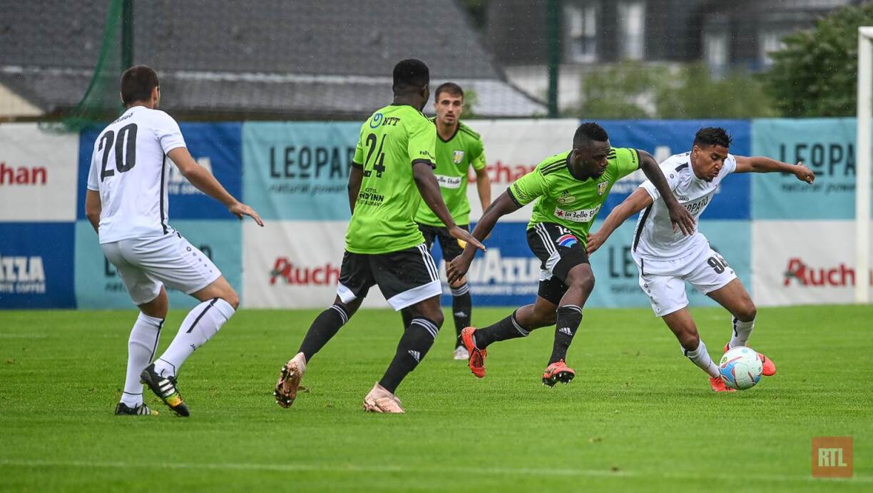 A 2019 match between F91 Dudelange and Jeunesse Esch, Luxembourg's two most successful clubs.