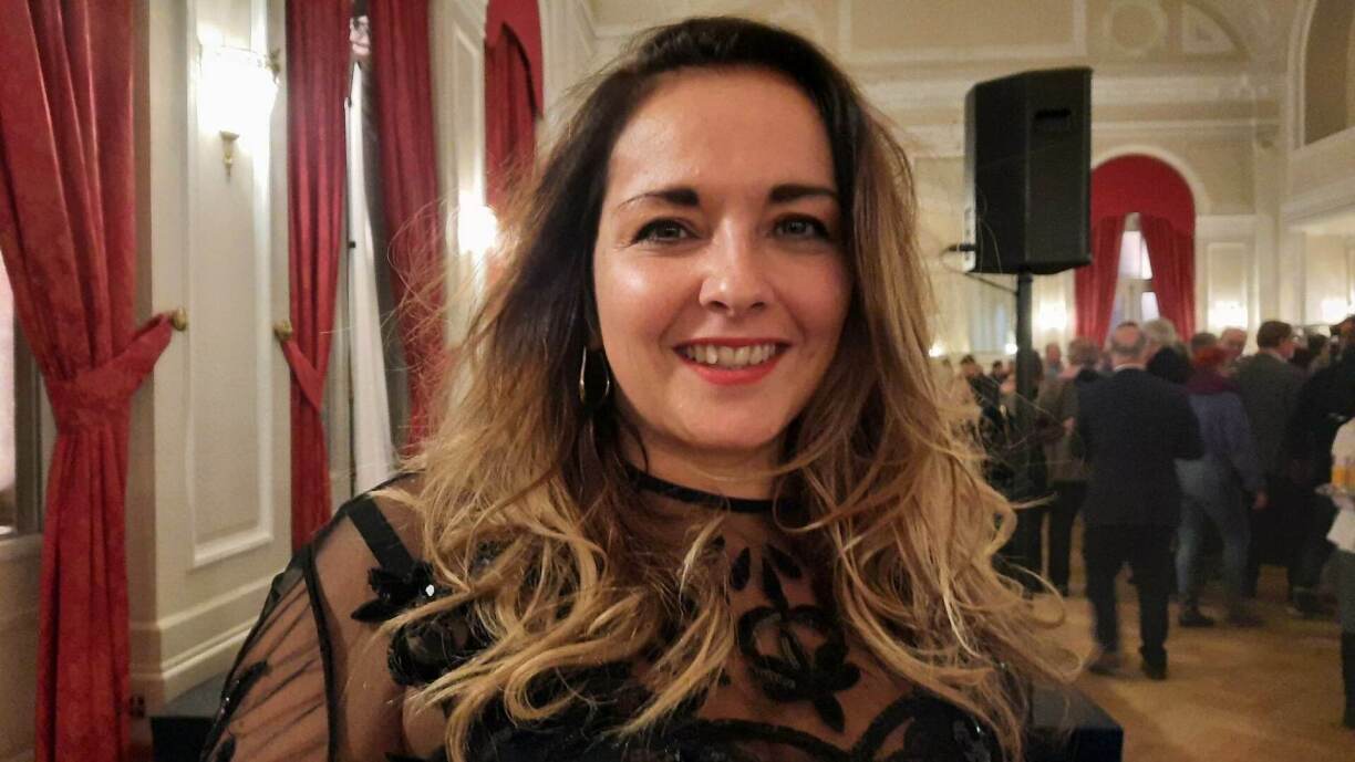 Nora Back, President of the Chamber of Employees (CSL), on Monday evening after her New Year's speech at the Cercle-Cité in Luxembourg: