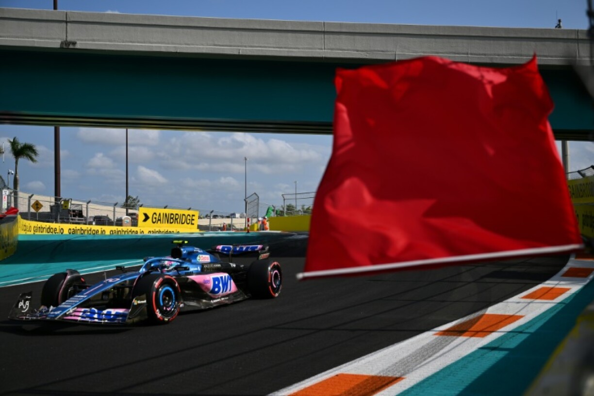 Le pilote français d'Alpine Pierre Gasly lors des qualifications du Grand Prix de F1 de Miami, le 6 mai 2023 en Floride