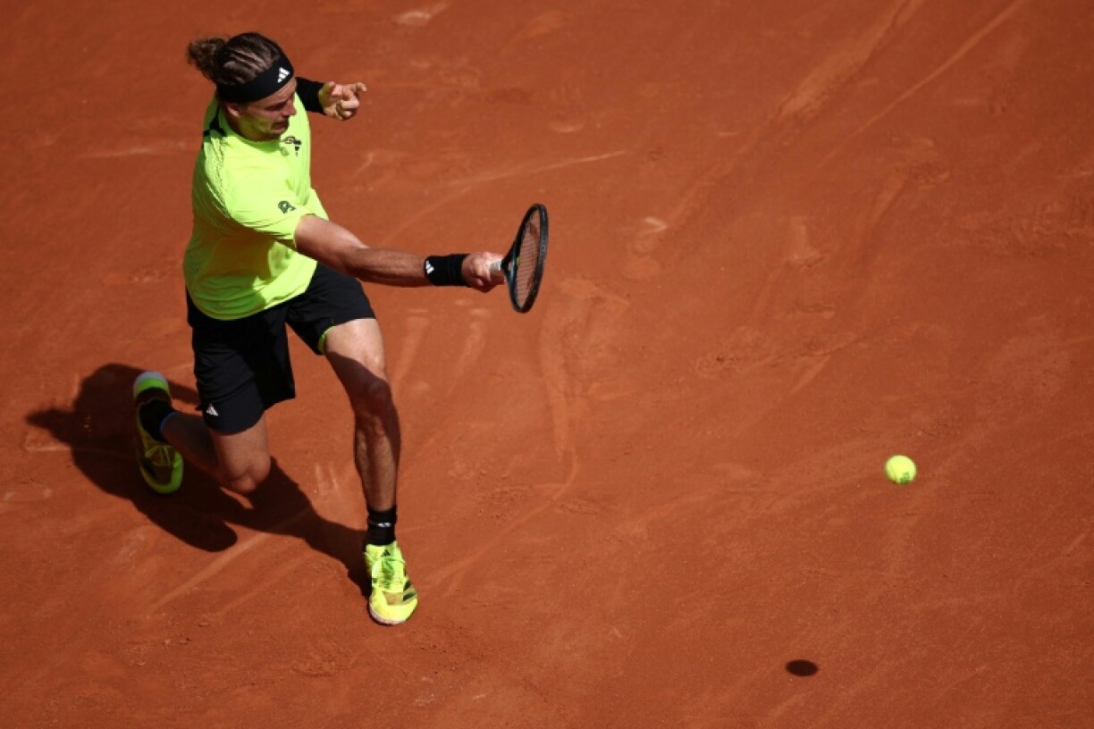 German third seed Alexander Zverev