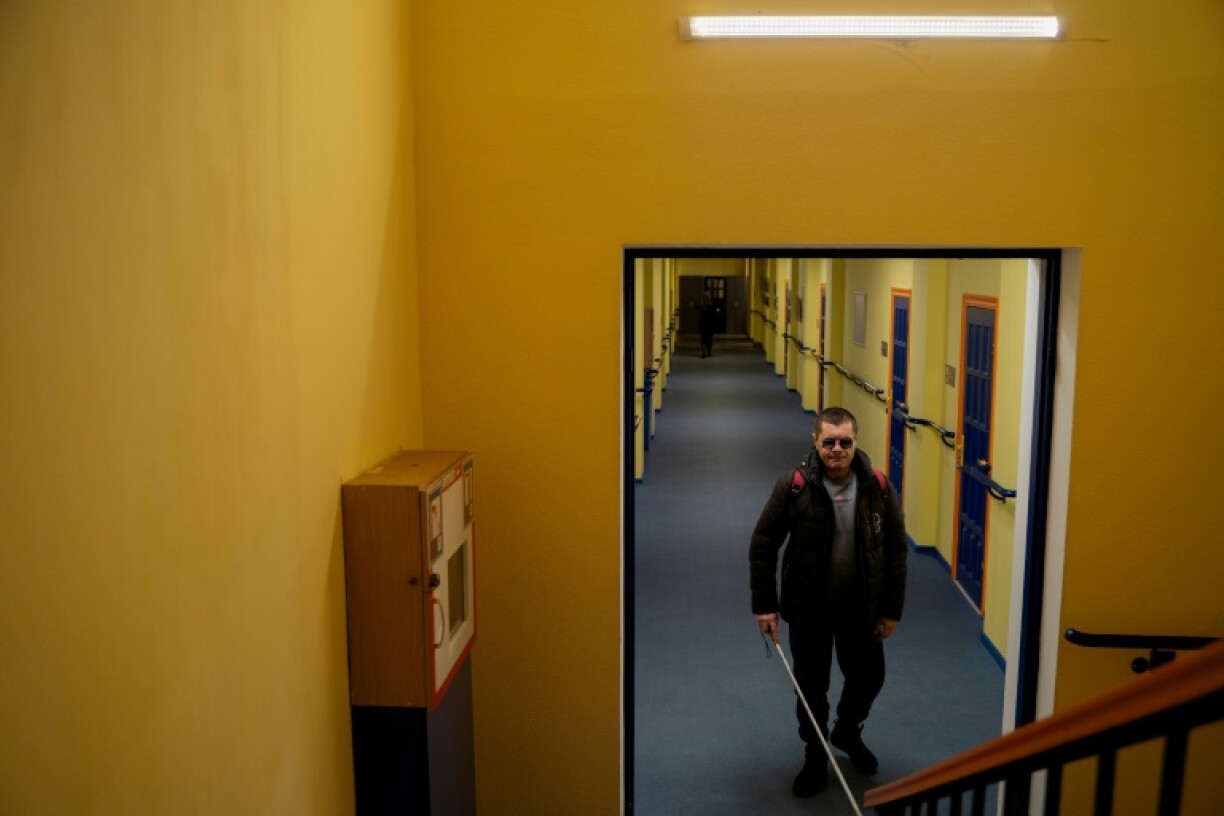 Many of the Ukrainian soldiers returning blind from the front face challenges adapting to daily life