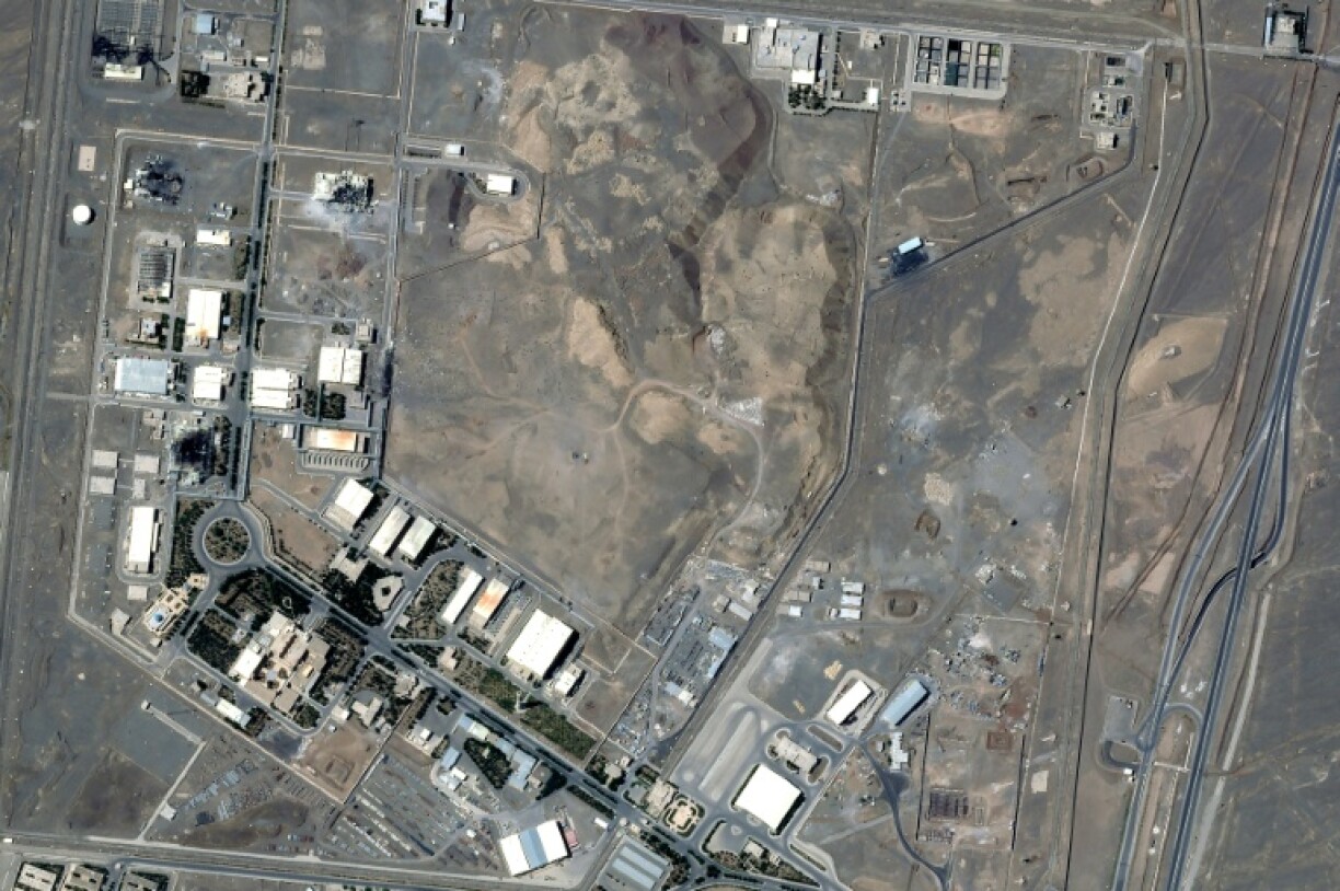 A view of the Natanz nuclear enrichment facility in central Iran after US military strikes