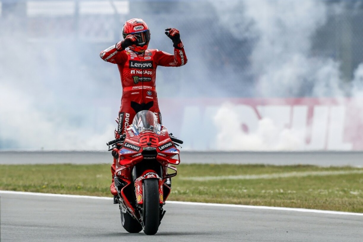 Marc Marquez had too much pace on his Ducati for his rivals in the Dutch MotoGP