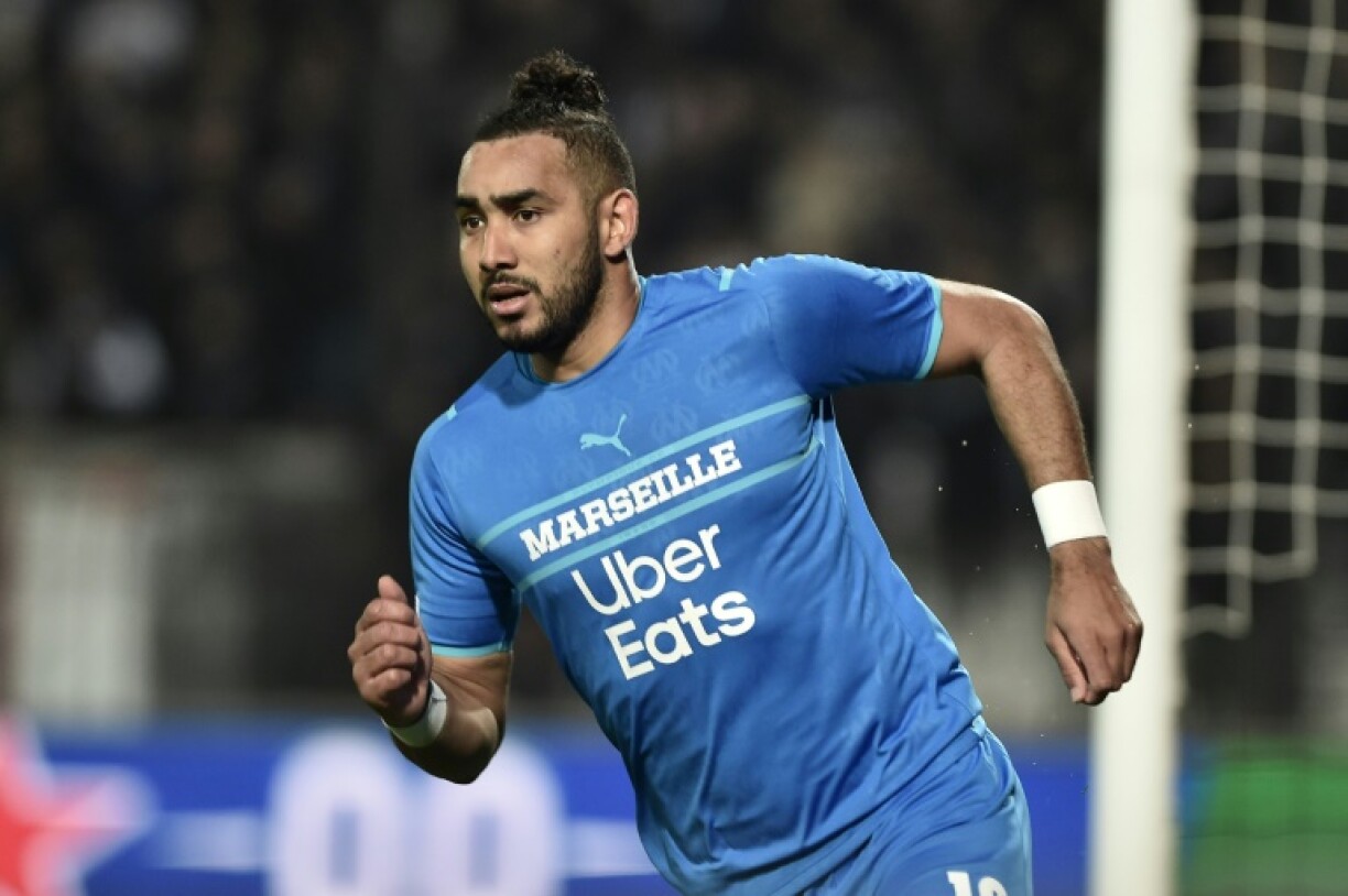 Dimitri Payet auteur de l'unique but de la victoire de Marseille sur le terrain du PAOK, le 14 avril 2022