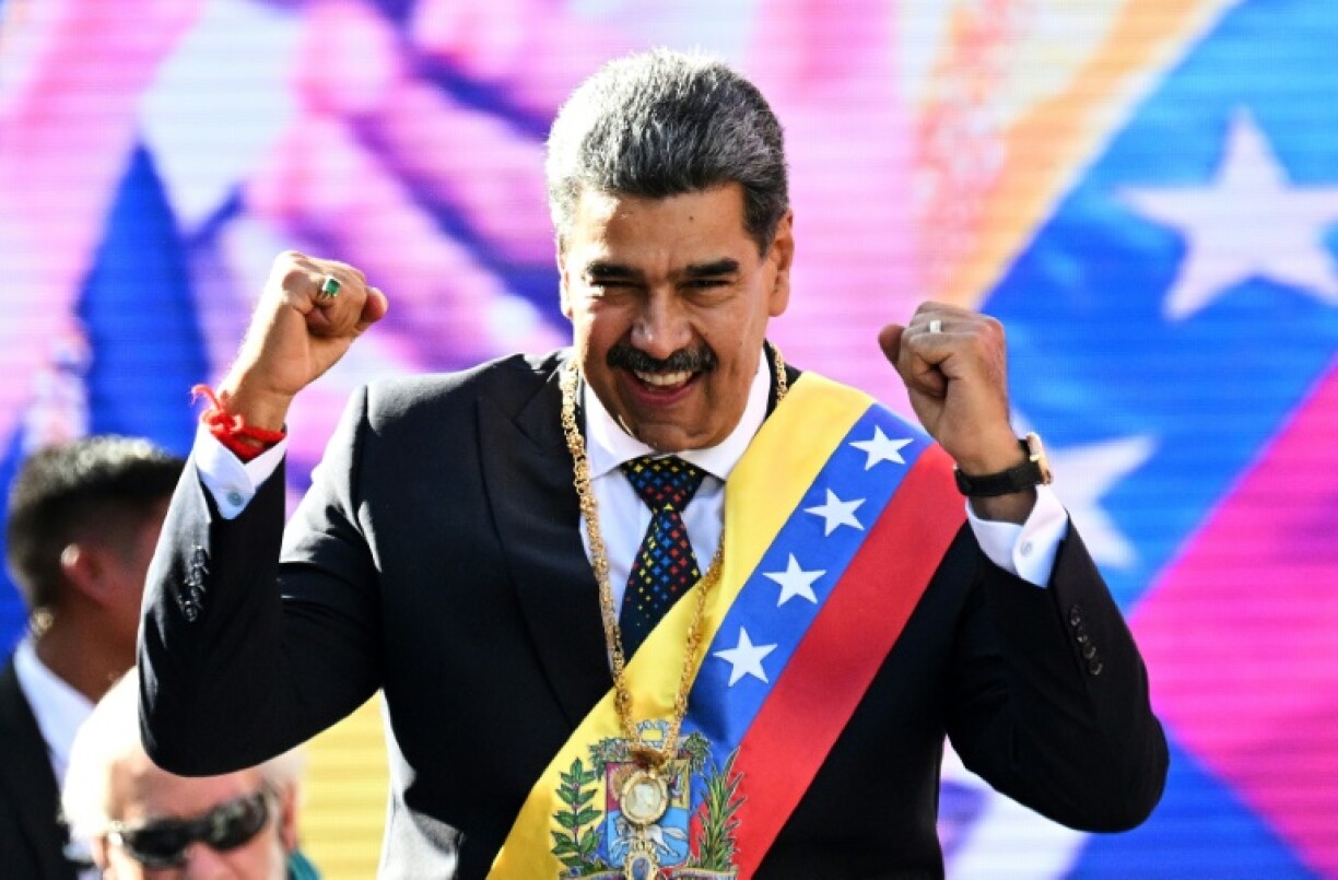 Venezuela's President Nicolas Maduro was sworn in to a third, six-year term after claiming victory in elections he is accused of having stolen