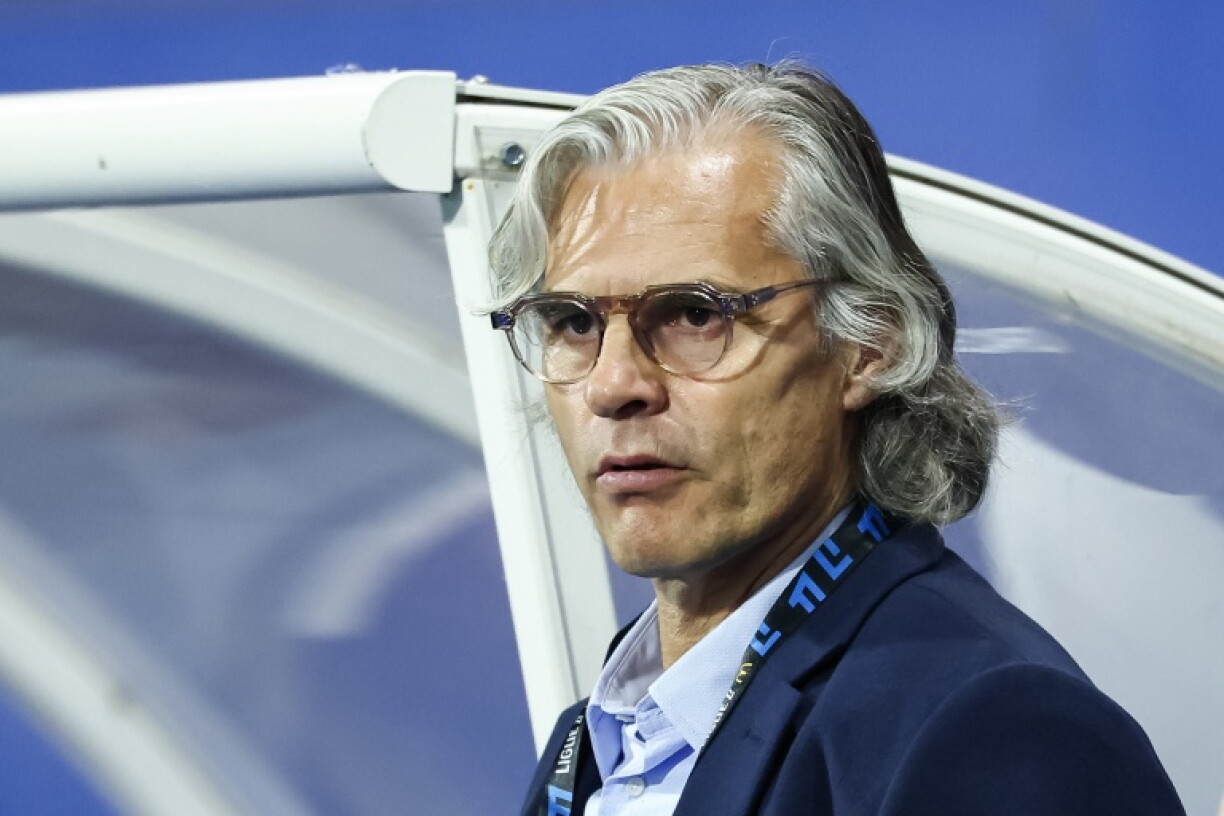 Troyes' French sporting director Jocelyn Blanchard on the sidelines of the Ligue 1 match against Marseille on October 11, 2026