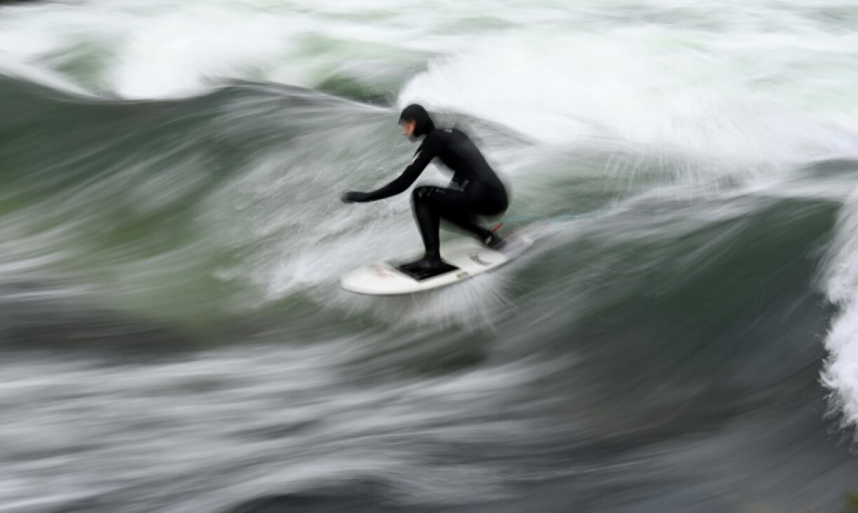In the past, the Eisbach wave was entirely natural and surfable only occasionally