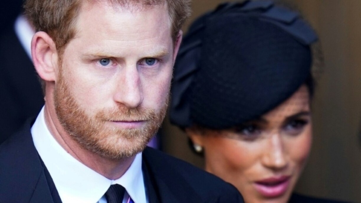 Le prince Harry et son épouse Meghan, le 14 septembre 2022 à Londres