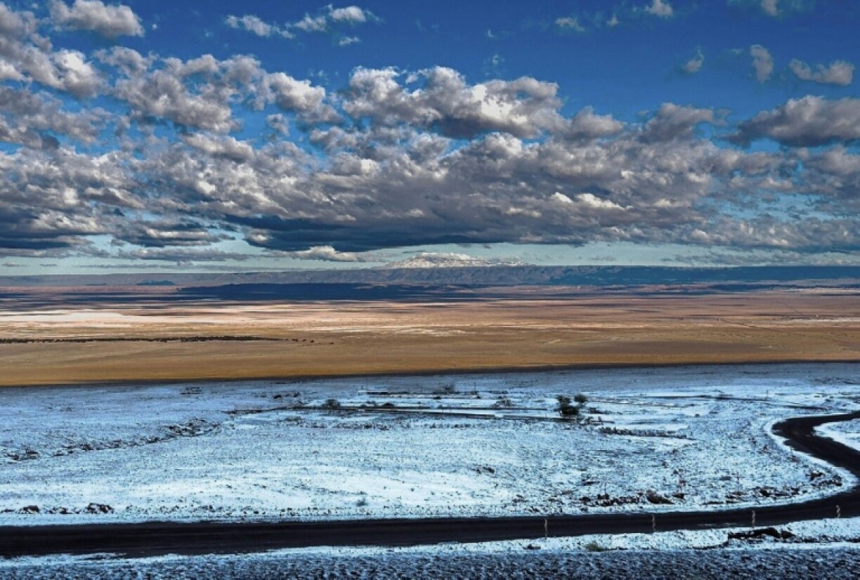 Parts of the world's most arid desert, the Atacama in northern Chile, woke up to the rare spectacle of snow