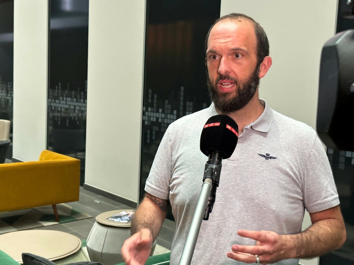 Jean-Luc De Matteis, secrétaire central de l'OGBL pour le bâtiment, l'artisanat et les constructions métalliques.