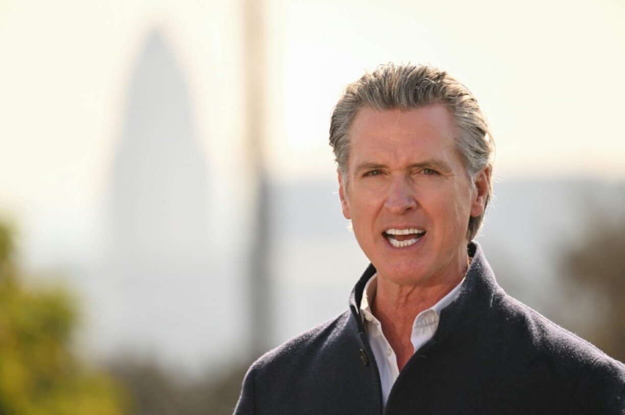 California Governor Gavin Newsom pledges to work with global trade partners to protect the state's massive economy from tariff blowback