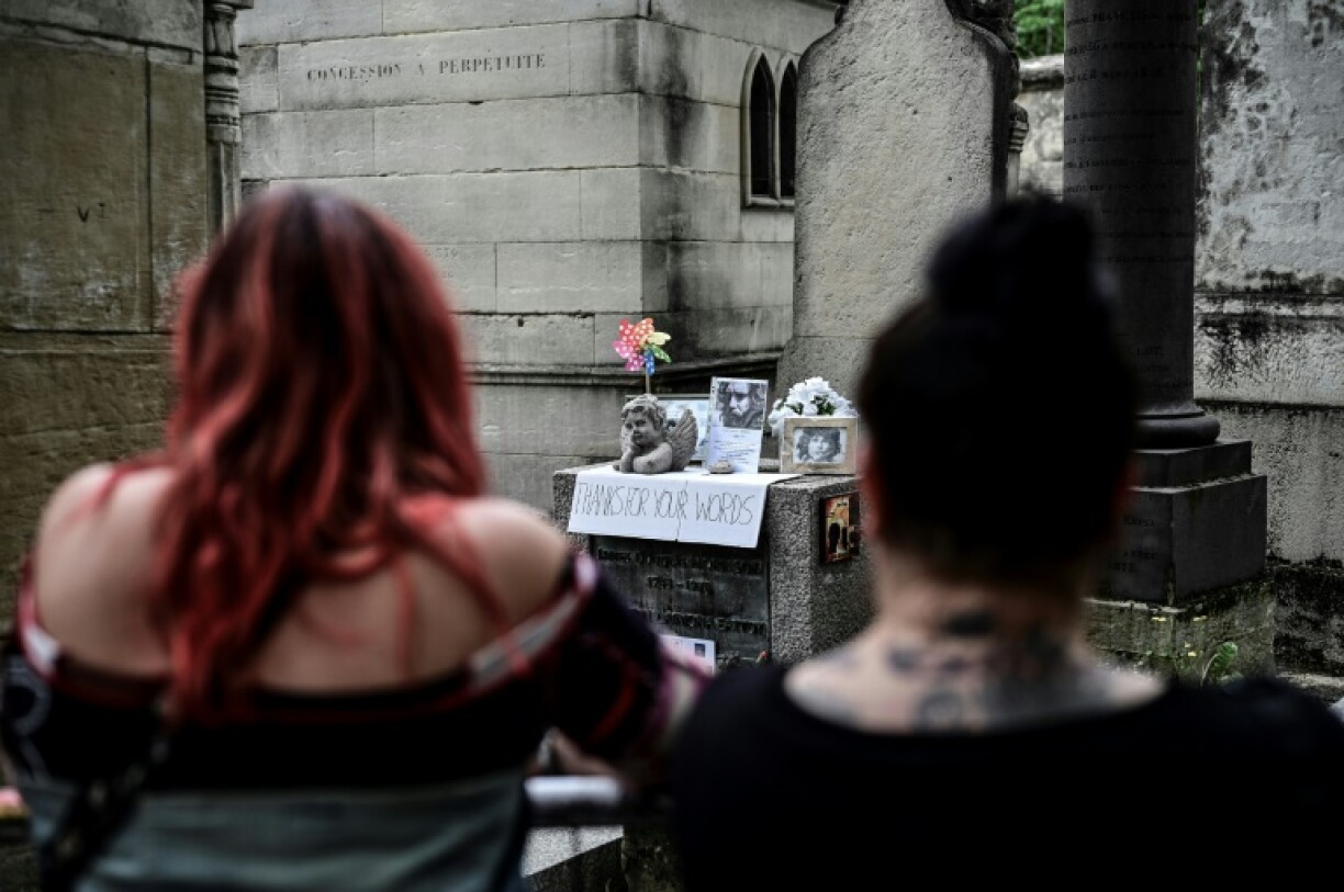 Morrison's grave in the Pere Lachaise cemetery in Paris is already a magnet for nostalgic rock fans