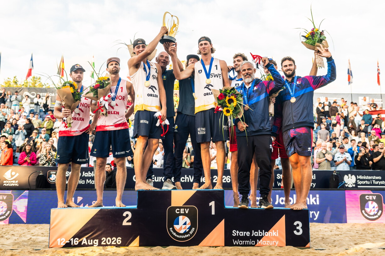 Déi nei Europameeschteren am Beachvolleyball