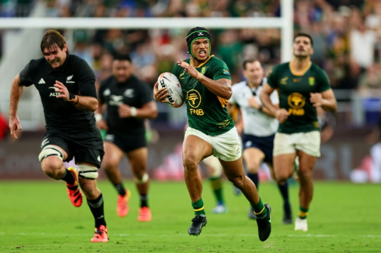 Kurt-Lee Arendse contre la Nouvelle-Zélande, à Baltimore le 12 septembre 2026