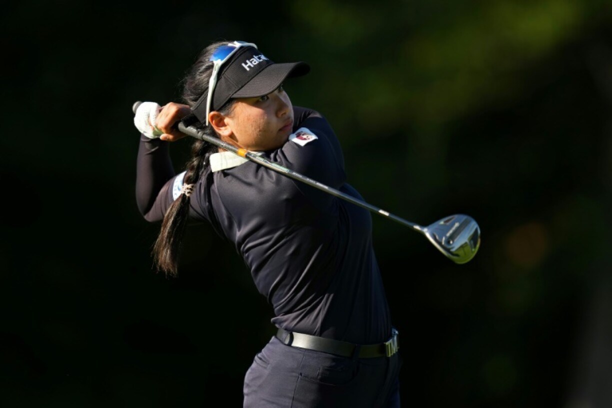 Thailand's Chanettee Wannasaen fired a 68 to stay in front after 36 holes at the LPGA Queen City Championship