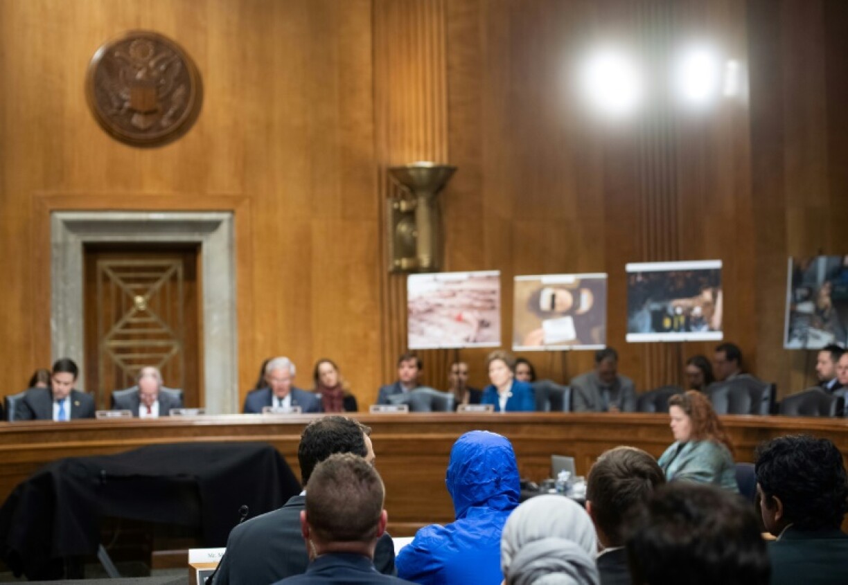 The Syrian military defector known as Caesar testified to a US Congress committee and his photos inspired a 2020 US law imposing sanctions on the Assad government