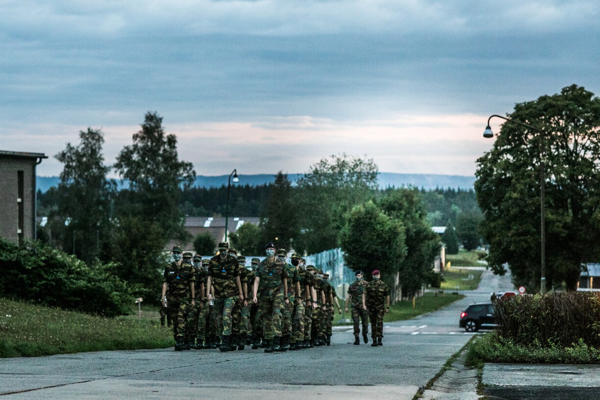 Le camp militaire d'Alsenborn.