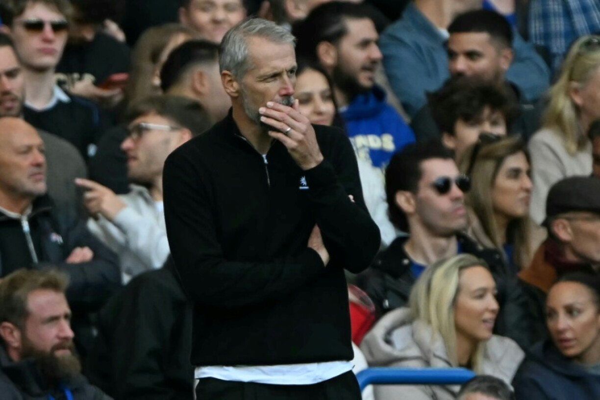 Bournemouth coach Marco Rose looks on during his side's 5-1 Premier League defeat at Chelsea