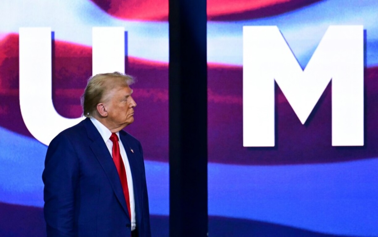 Donald Trump, en Géorgie, le 23 octobre 2024