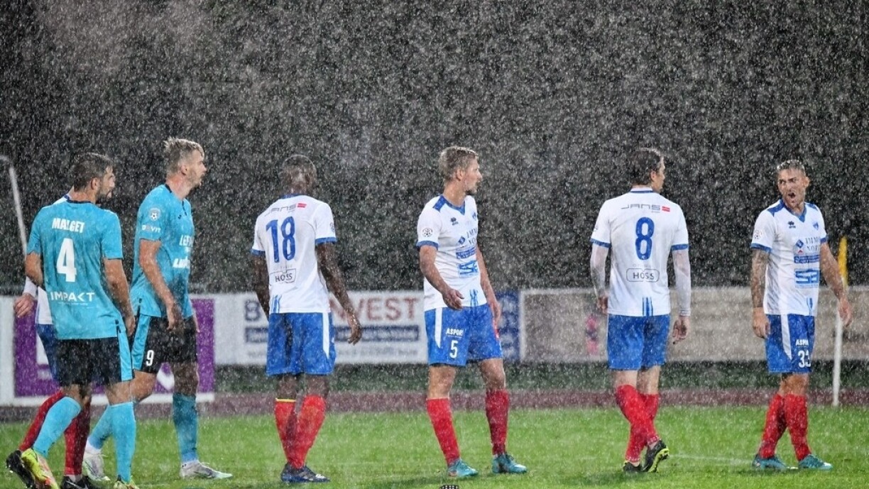 Ce n’est pas la pluie qui a contrarié les Ettelbruckois mais bien le rythme d’Hesperange