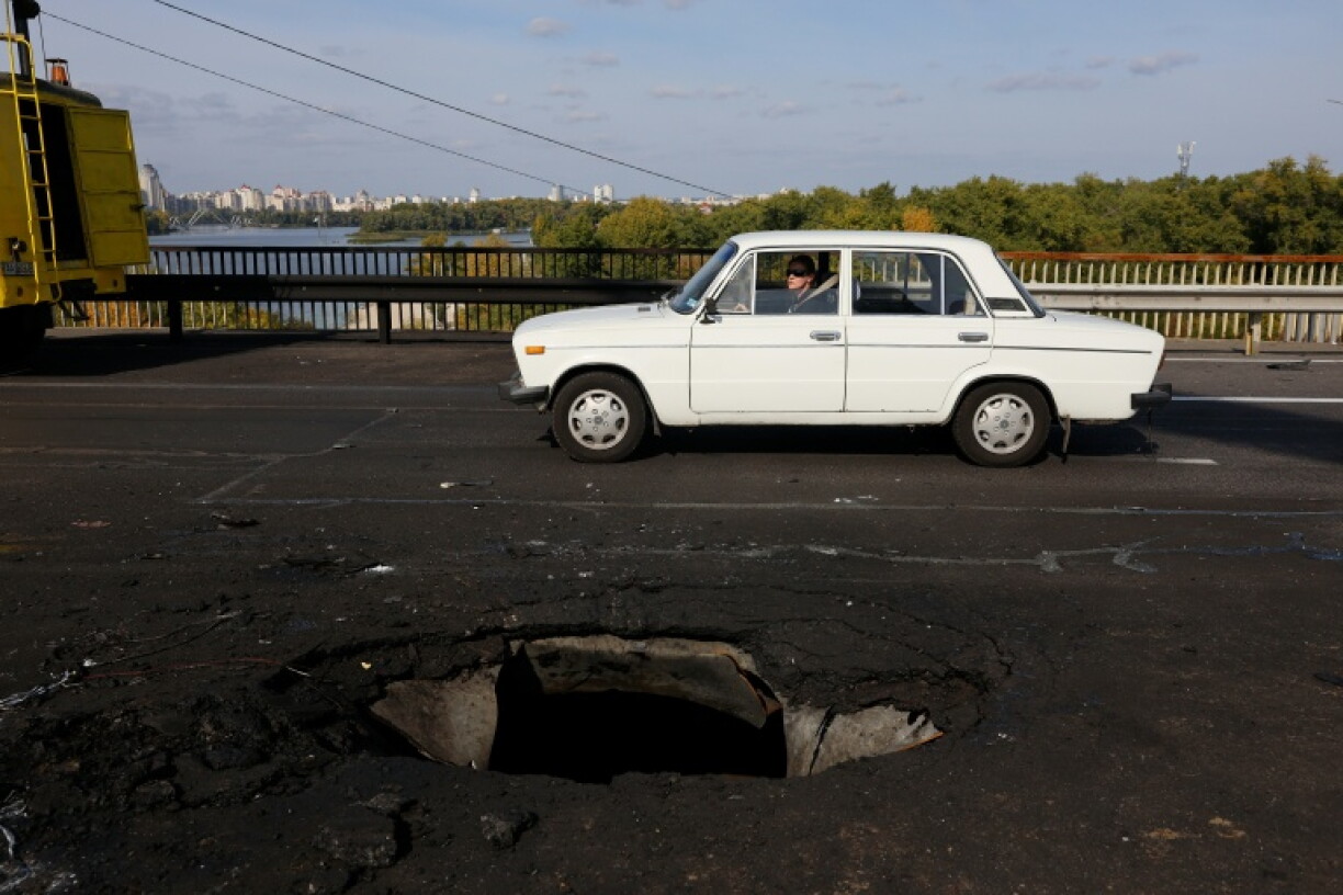 Russian strikes have hit several bridges in Kyiv in the last four days