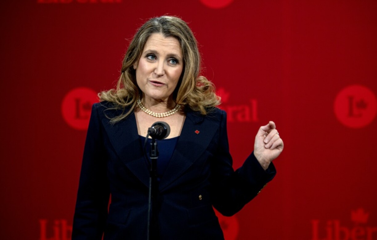Justin Trudeau's former deputy prime minister Chrystia Freeland took just eight percent of the vote