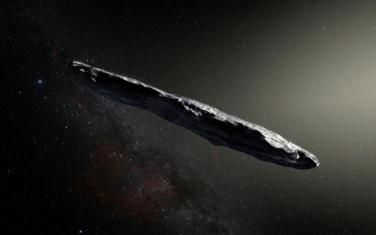 An artist's impression of 'Oumuamua, the first known visitor from the stars to our Solar System