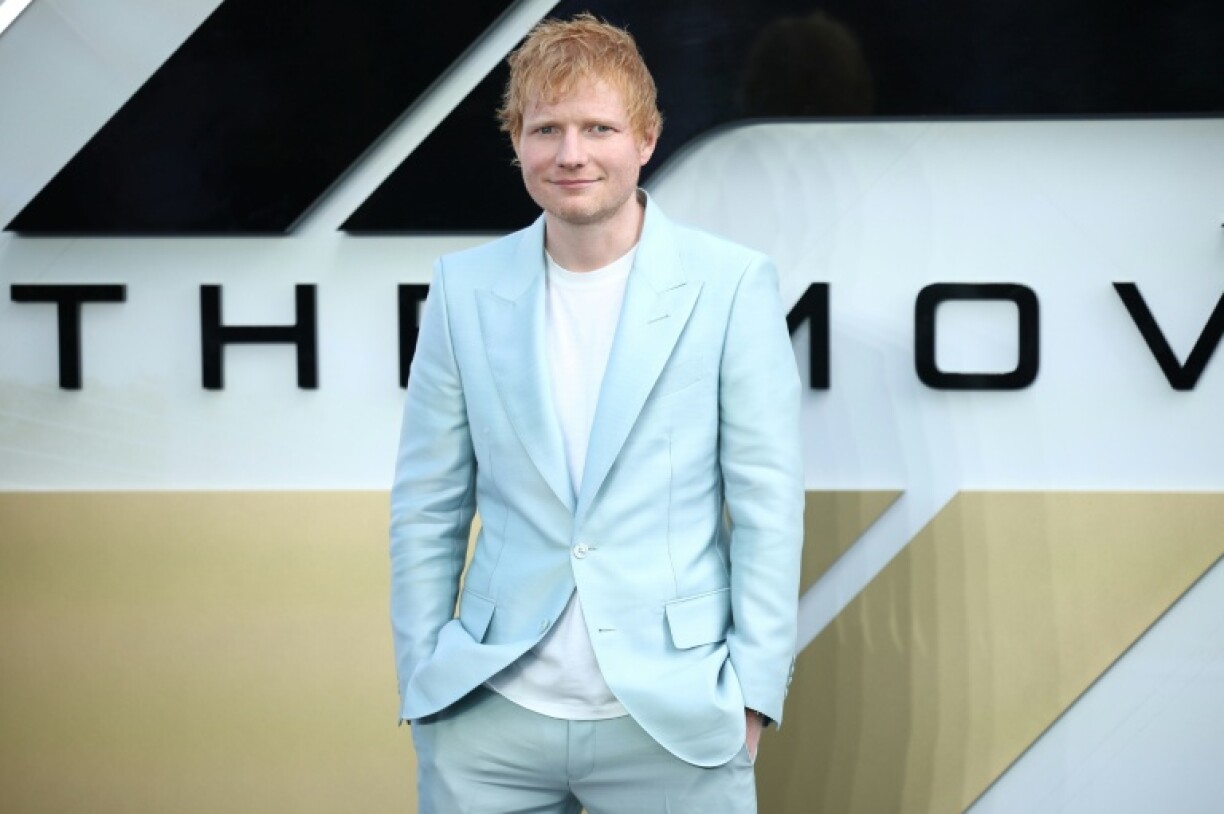 Ed Sheeran pose pour la première du film F1, à Londres, le 23 juin 2025