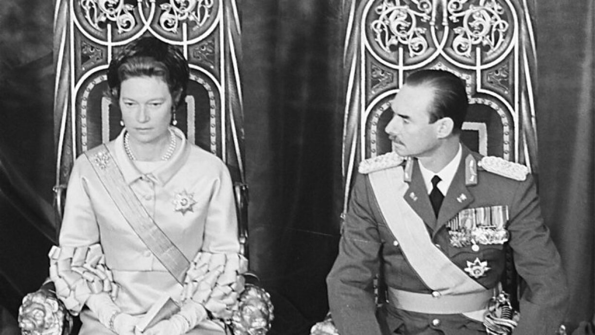 Joséphine-Charlotte and Jean at the accession of Grand Duke Jean in 1964.