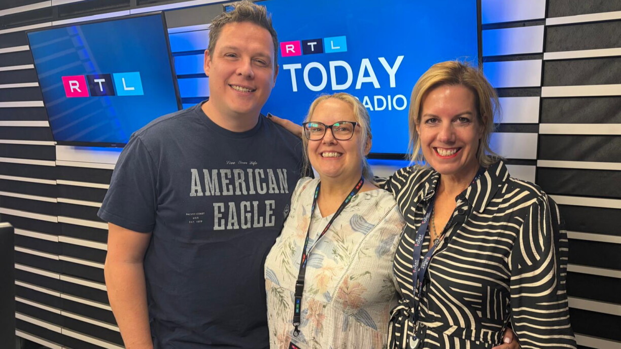 Terri Allington with Sam and Meredith on RTL Today Radio