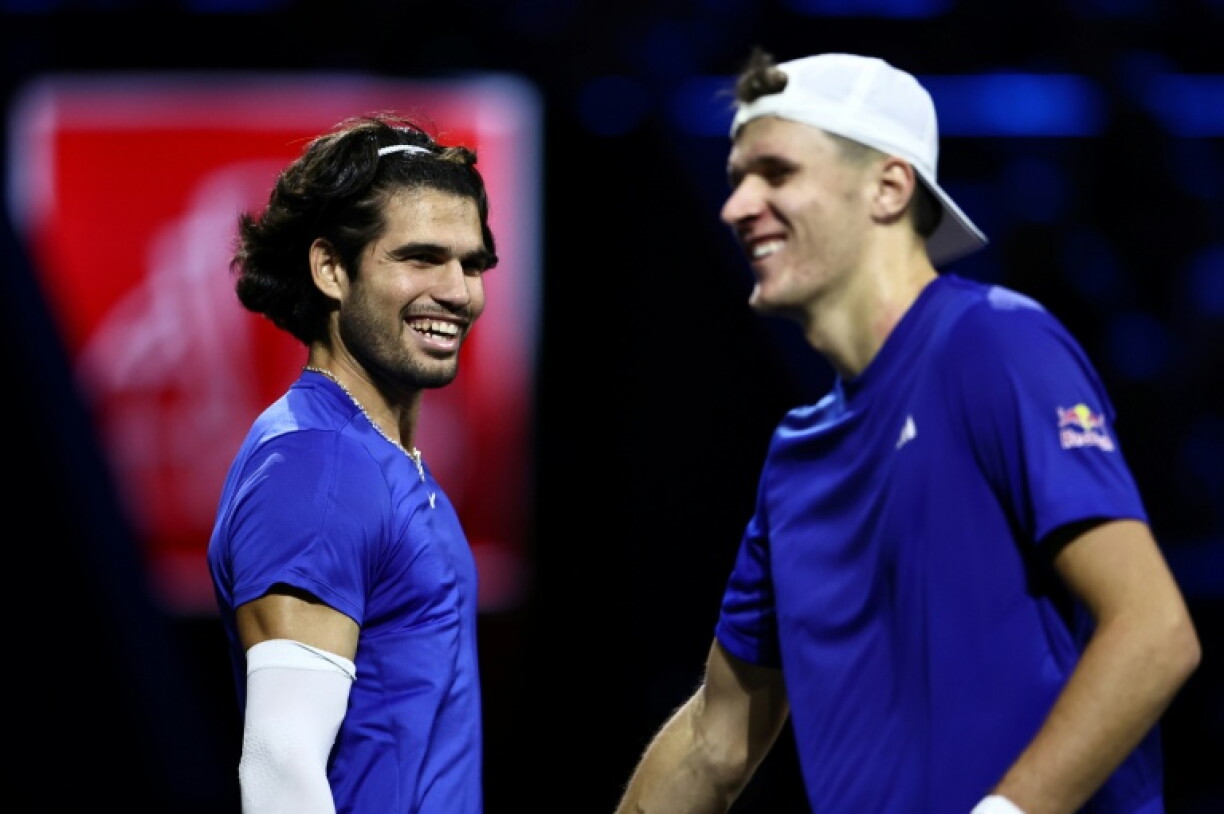 Spain's Carlos Alcaraz helped Team Europe take a 3-1 lead