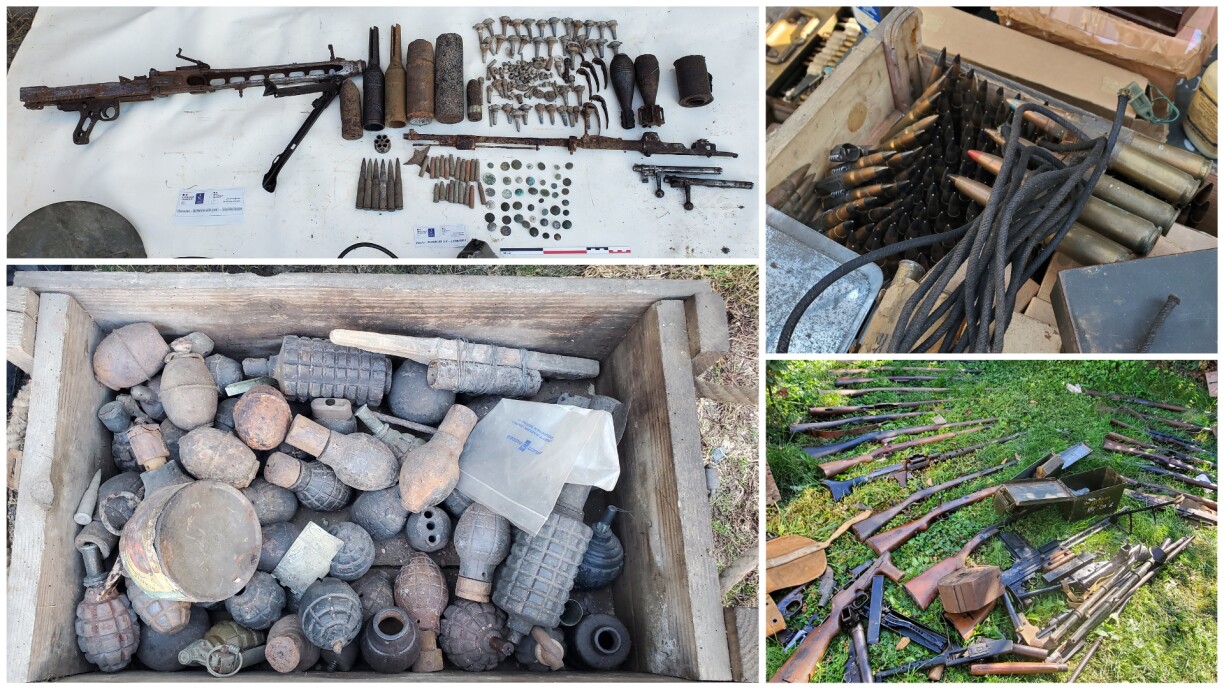 Un aperçu de la marchandise qu'un Lorrain revendait illégalement.