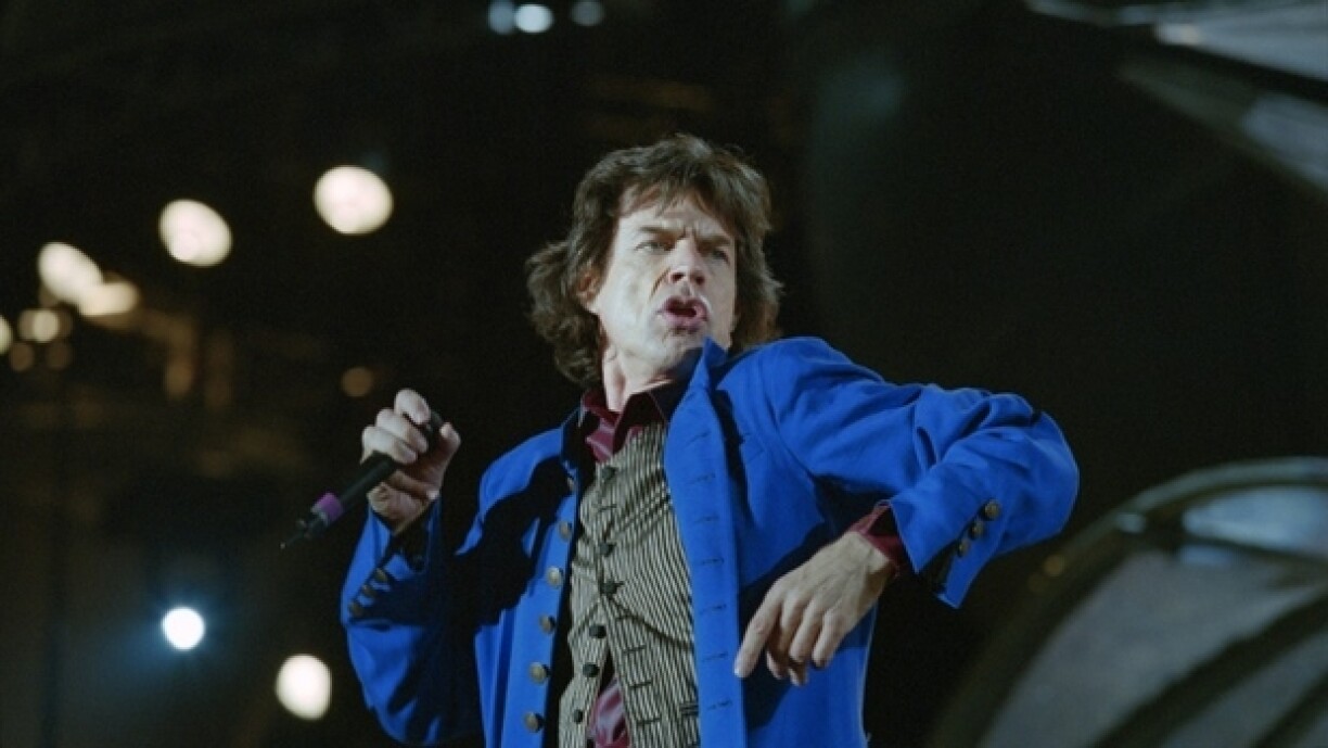 De Mick Jagger um Concert zu Lëtzebuerg am August 1995.