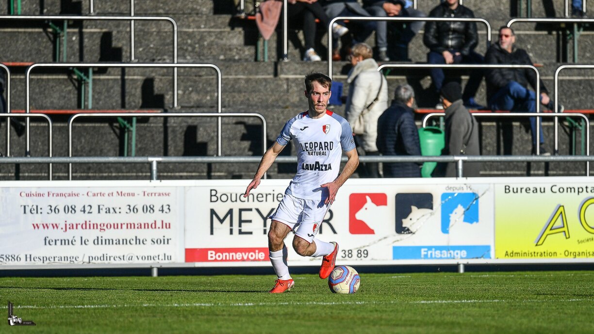 Roman Pierrard a gagné ses galons de titulaire au cœur de la première partie saison à Hesperange et a conservé la confiance de son coach par la suite.