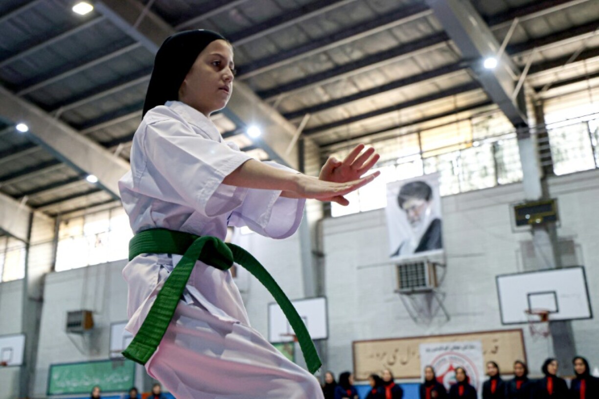 Iranian women are increasingly taking part in martial arts like karate amid tentative steps towards having greater public roles