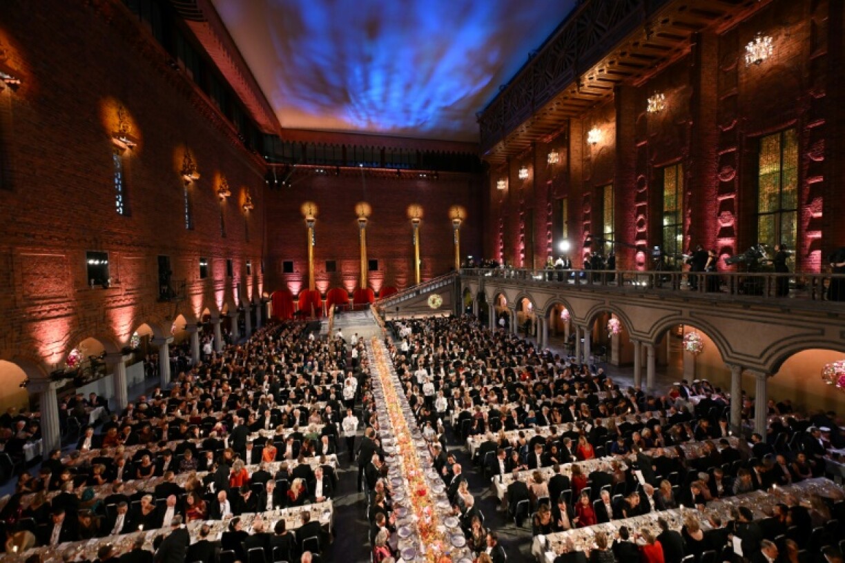 Le dîner de gala de la Fondation Nobel, le 10 décembre 2022 à Stockholm, en Suède