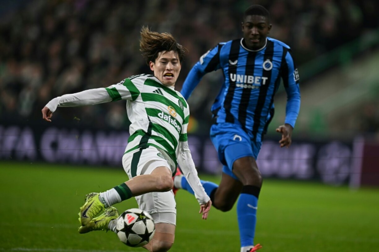 Kyogo Furuhashi (L) joined French club Rennes from Celtic, with Jota going the other way to rejoin the Scottish champions