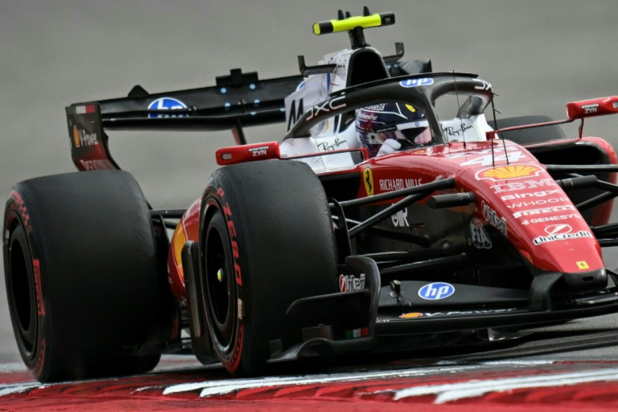 Ferrari's Lewis Hamilton finished fourth at the United States Formula One Grand Prix in Austin