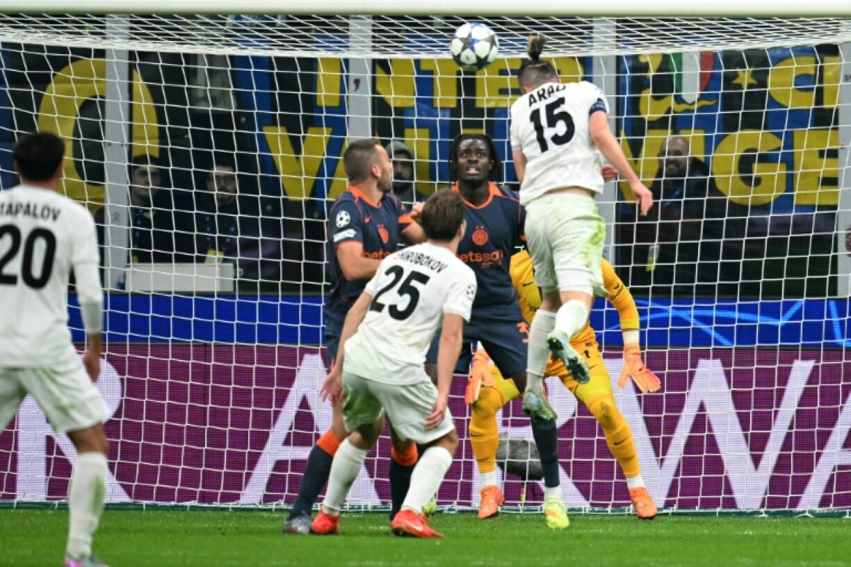 Ofri Arad headed in Kairat Almaty's equaliser against Inter Milan