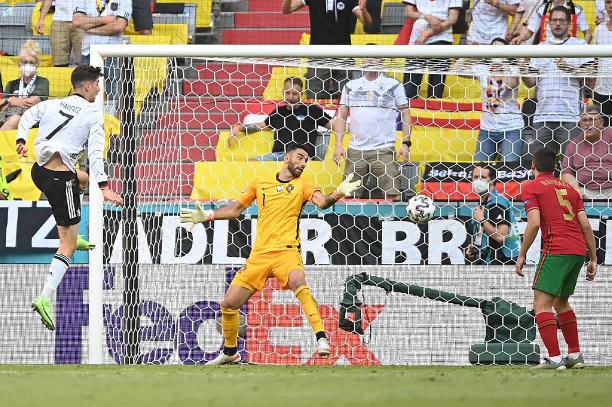 Havertz marque pour aggraver le score le 19 juin 2021 à l'Allianz Arena