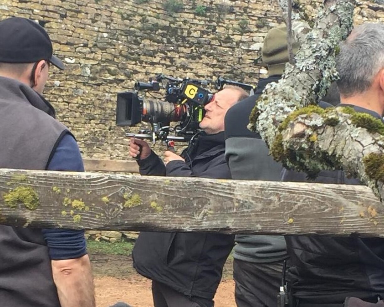 Jako Raybaut sur le tournage de