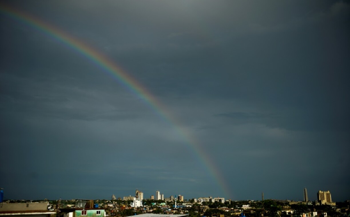 Ok, there's no promises of rainbows - but with sun and rain forecast, you never know!
